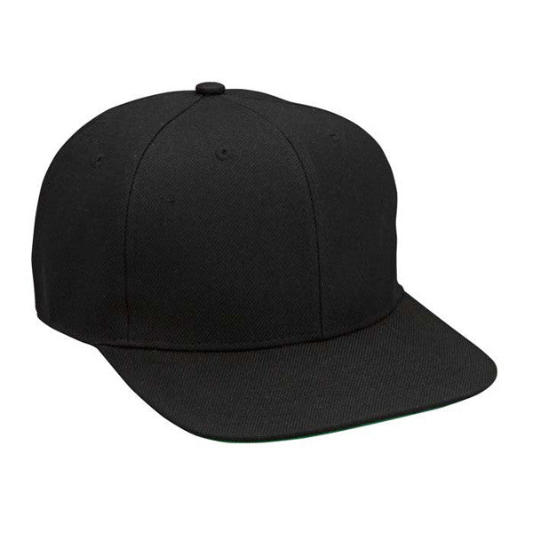 Black Wool Blend Hat