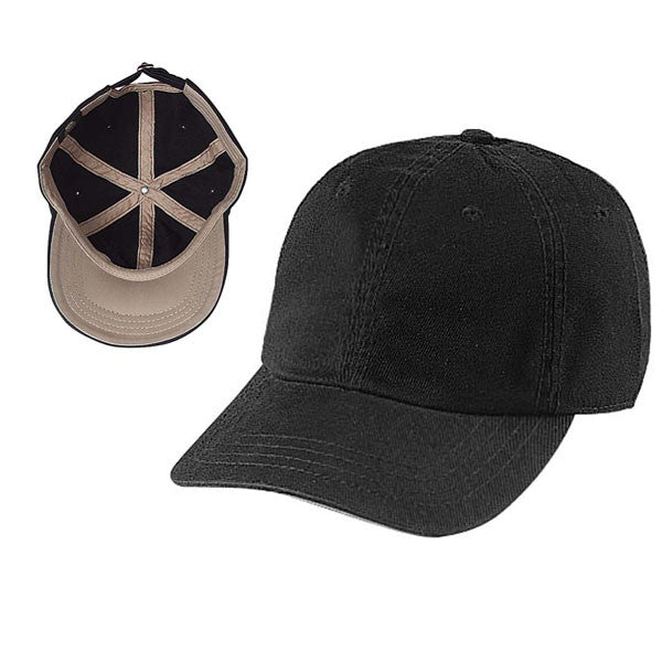 Gap Style Dad Hats - Black / Khaki