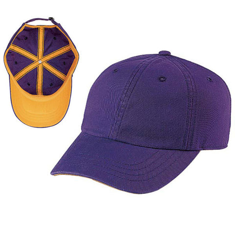 Gap Style Dad Hats - Purple/ Yellow
