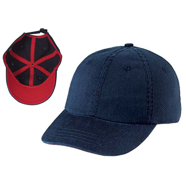 Gap Style Dad Hats - Navy/ Dark Red