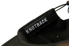KNOTBACK 6-PANEL FLOP BLACK