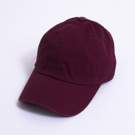 Maroon Unstructured 6-Panel