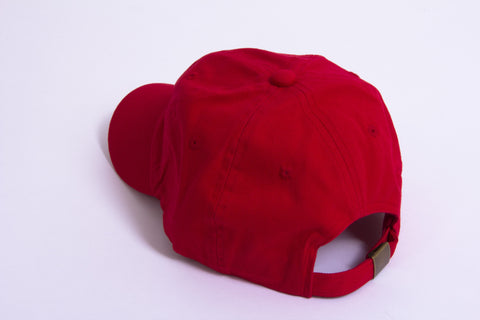 Red Unstructured 6-Panel