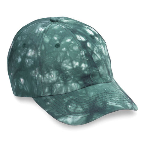 Green Tie Dye Unstructured Hat (SALE)