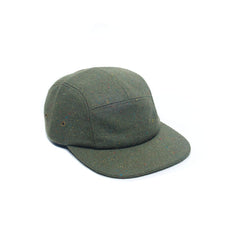 Supreme Green Wool Twill Tweed 5 Panel Camp Cap USA hat