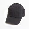 Black  Unstructured 6-Panel