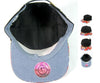 Black/ Red Floral 5 Panel