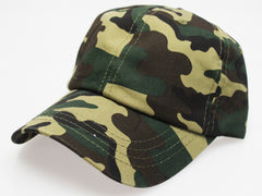Woodland Camo Unstructured 6-Panel