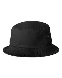 Black Pigment Twill Bucket Hat