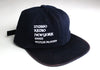 24 CUSTOM EMBROIDERED 6-PANEL FLOP CAPS