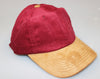 Premium Burgundy Cord/ Suede Hat (Unstructured Hat)