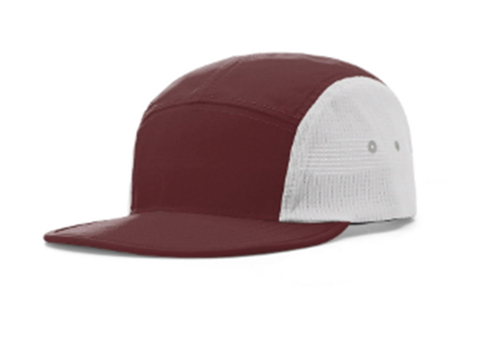 Relaxed Stay Dry 5-Panel - Burgundy / Grey