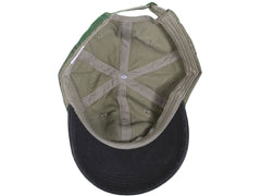 Polo Style Unstructured Cap Khaki/ Black